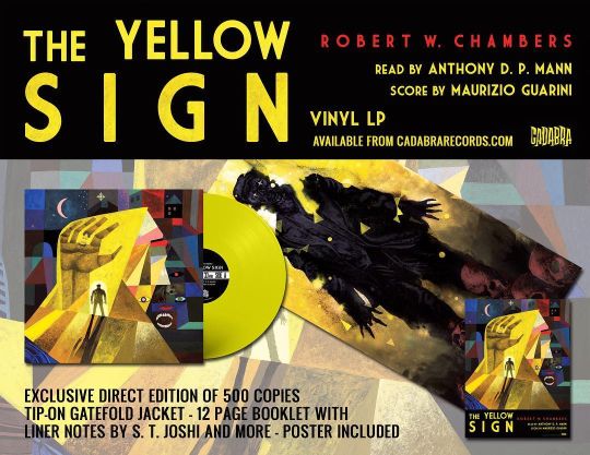 Cover of Cadabra Records' LP of The Yellow Sign